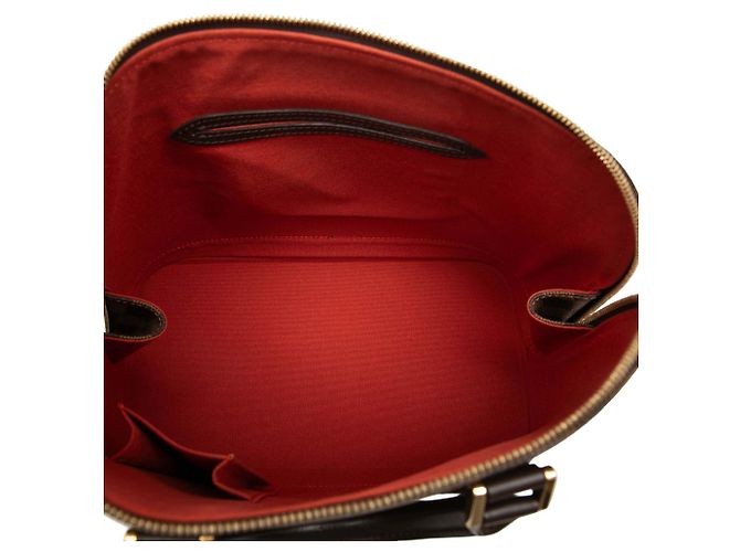 Borsa a mano Louis Vuitton Damier Ebene Alma PM Marrone - vista 4
