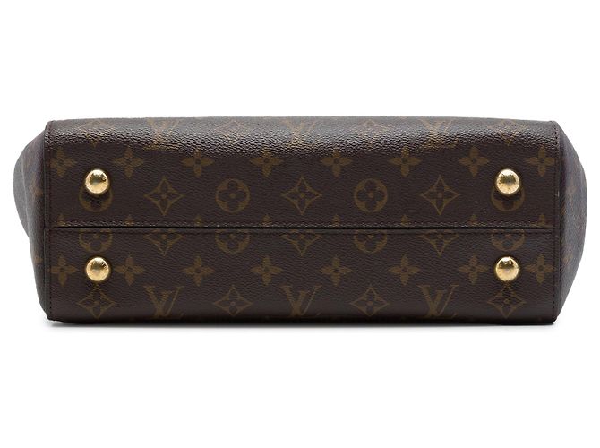Borsa Satchel Louis Vuitton Monogram Cluny MM Marrone - vista 3