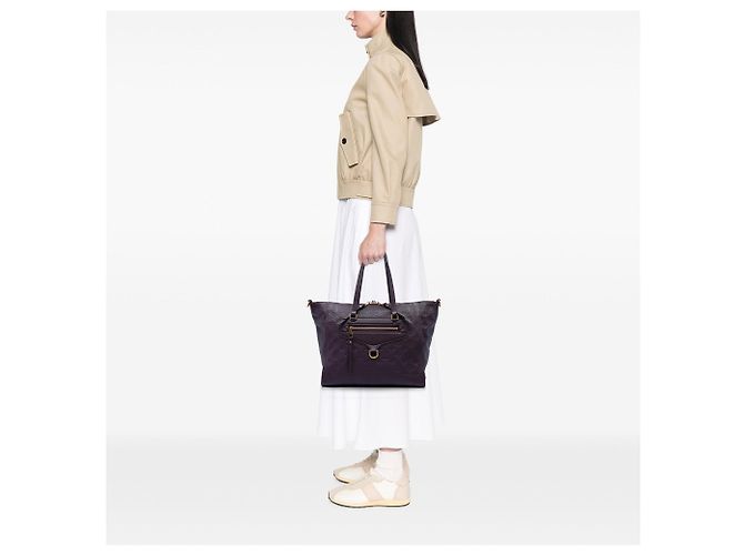 Borsa a tracolla Lumineuse PM in Monogram Empreinte Viola di Louis Vuitton Porpora - vista 5