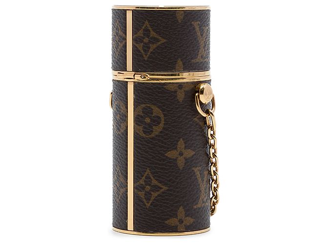 Estojo de batom Louis Vuitton Monogram castanho Marrom - vista 2