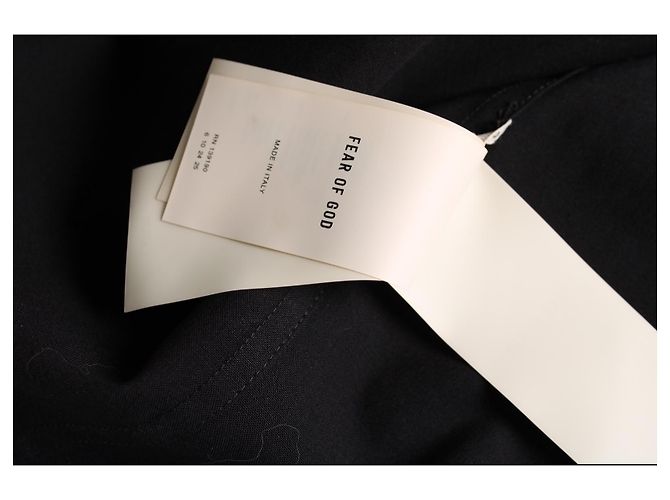 Fear of god, Camicia nera Nero - vista 8
