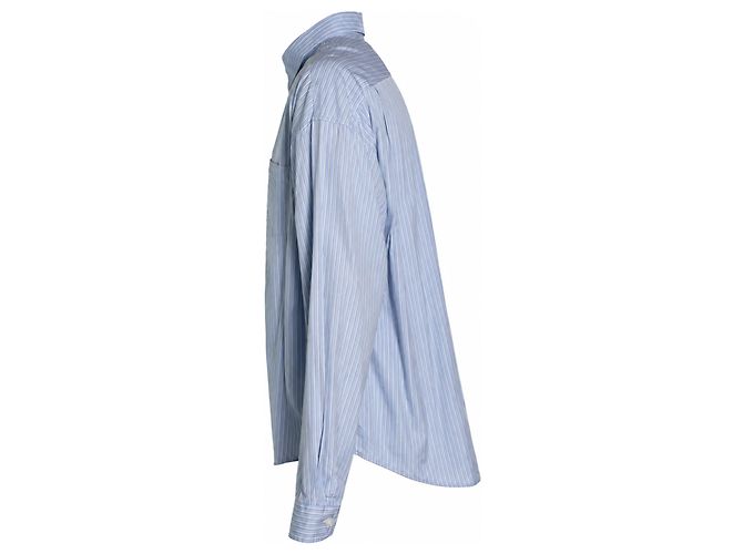 Givenchy, camicia blu a righe - vista 3