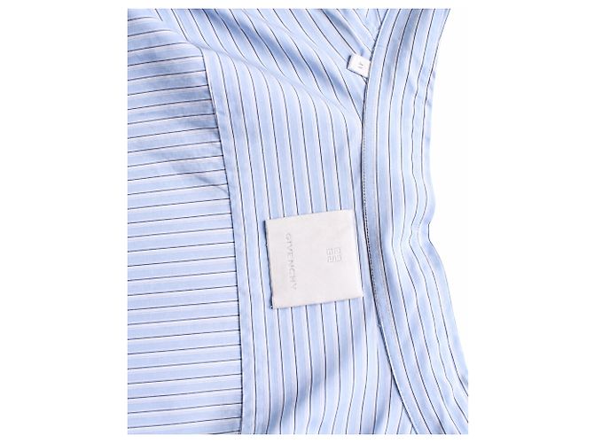 Givenchy, camicia blu a righe - vista 5