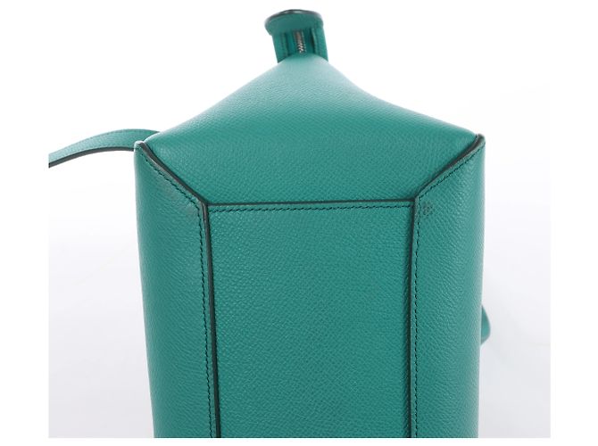 Hermès Celine Belt Bag Micro Leder 2Way Handtasche in Green Grün - Ansicht 11