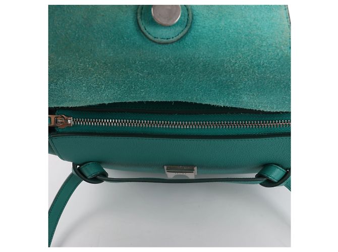Hermès Celine Belt Bag Micro Leder 2Way Handtasche in Green Grün - Ansicht 12