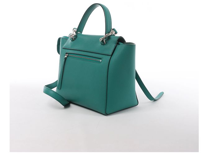 Hermès Celine Belt Bag Micro Leder 2Way Handtasche in Green Grün - Ansicht 3