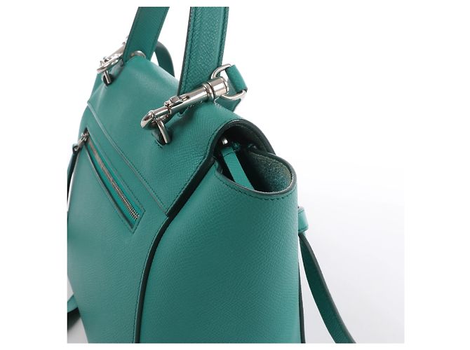 Hermès Celine Belt Bag Micro Leder 2Way Handtasche in Green Grün - Ansicht 4