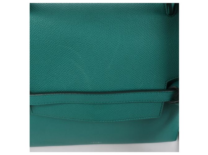 Hermès Celine Belt Bag Micro Leder 2Way Handtasche in Green Grün - Ansicht 8