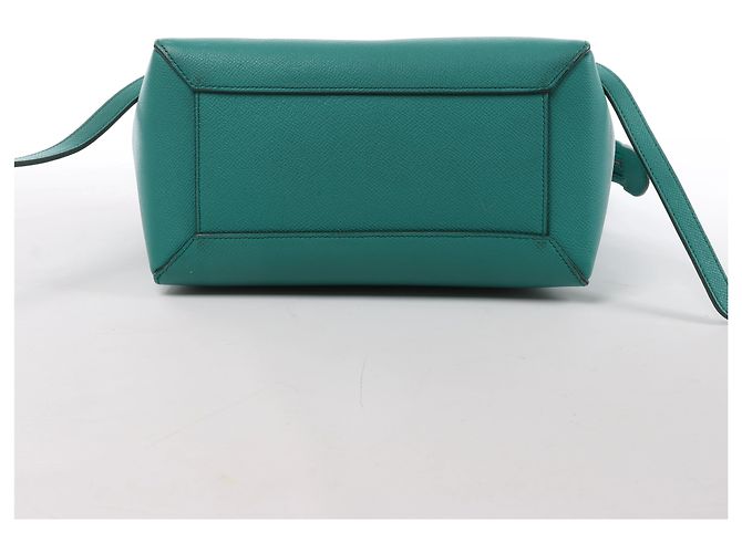 Hermès Celine Belt Bag Micro Leder 2Way Handtasche in Green Grün - Ansicht 9