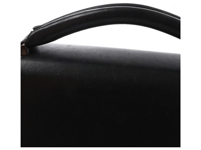 Borsa business Loewe Anagram in pelle nera Verde - vista 12