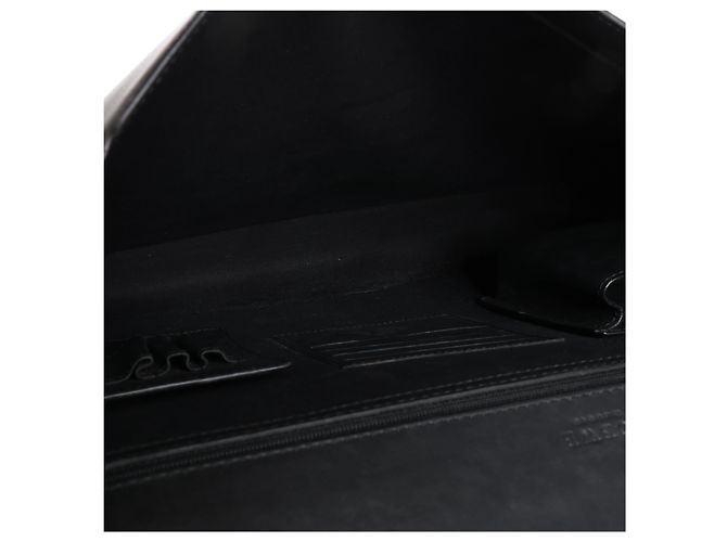 Borsa business Loewe Anagram in pelle nera Verde - vista 13