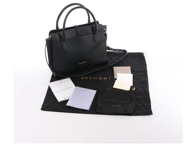 Bulgari Borsa 2Way Bvlgari Alba in pelle Nero - vista 15