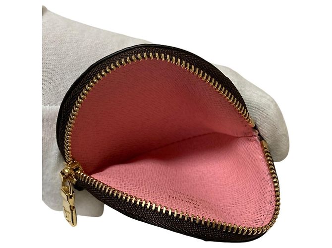 Louis Vuitton Portemonnaie Rond Vivienne Japan Limited Edition Marrone Monogramma - vista 5