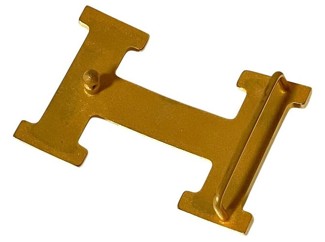 Hermès HERMES Vintage Constance Leather Belt Black Beige - view 10