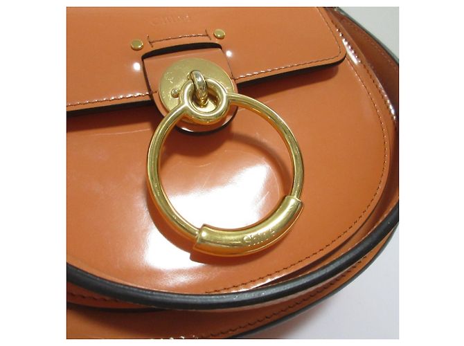 Borsa a spalla piccola Chloé Tess in Light Orange Arancione - vista 11