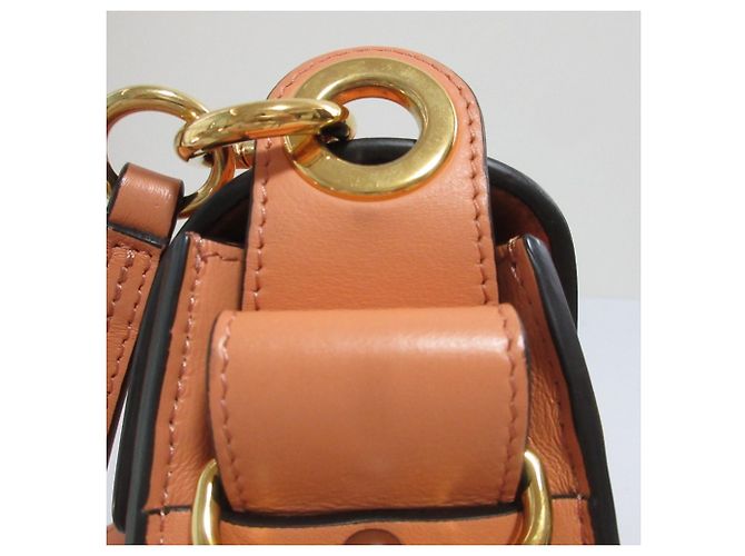 Borsa a spalla piccola Chloé Tess in Light Orange Arancione - vista 18