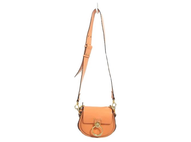 Borsa a spalla piccola Chloé Tess in Light Orange Arancione - vista 3