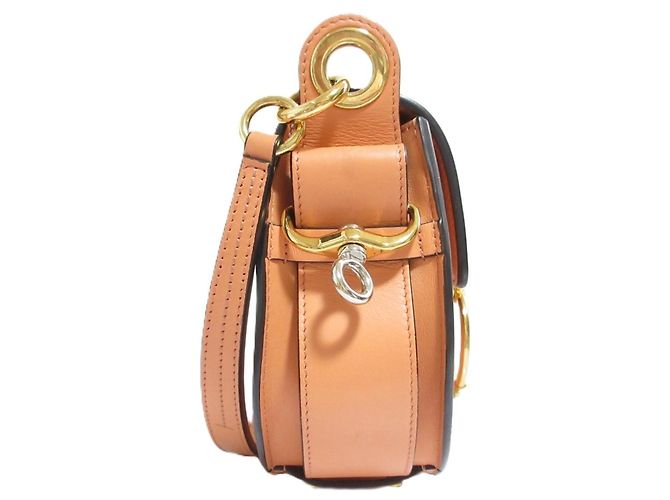 Borsa a spalla piccola Chloé Tess in Light Orange Arancione - vista 4