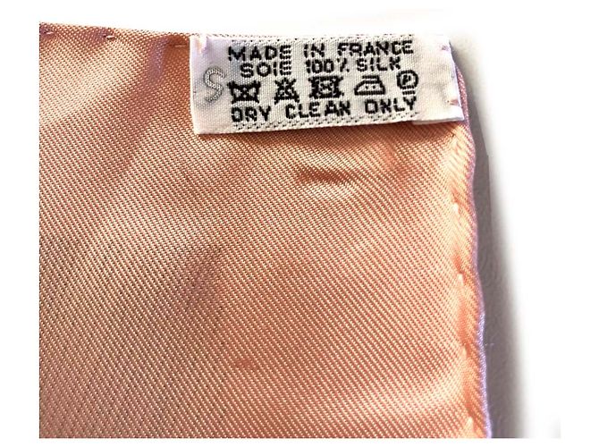Hermès HERMES Etude pour une Parure de Gala Seidentuch Rosa Pink - Ansicht 4