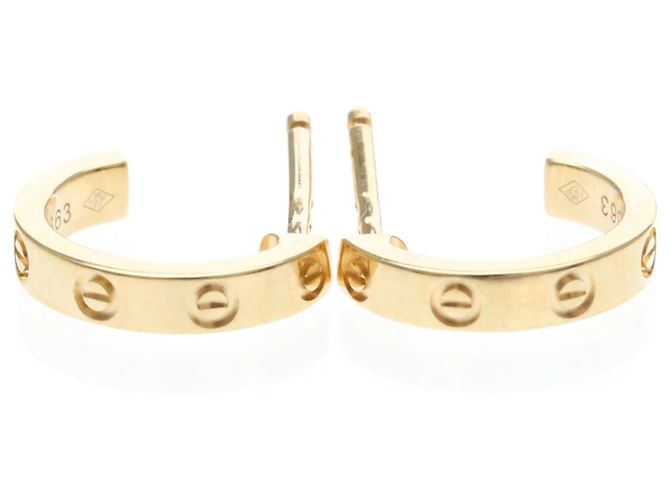 Cartier Love Hoop 18K Rose Gold Small D'oro - vista 3