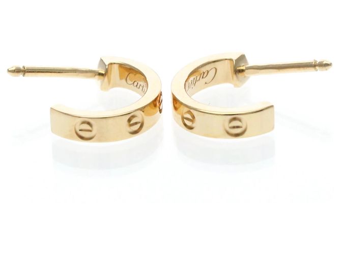 Cartier Love Hoop 18K Rose Gold Small D'oro - vista 4