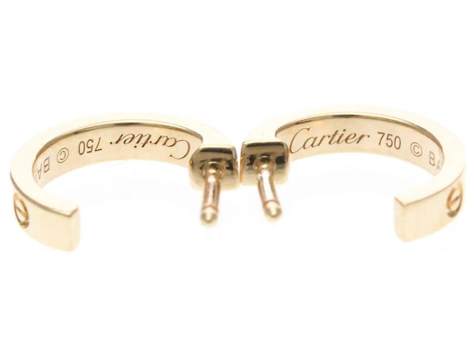 Cartier Love Hoop 18K Rose Gold Small D'oro - vista 5