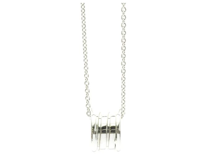 Bulgari Pingente Bvlgari B.Zero1 Ouro Branco 18K Prata - vista 2