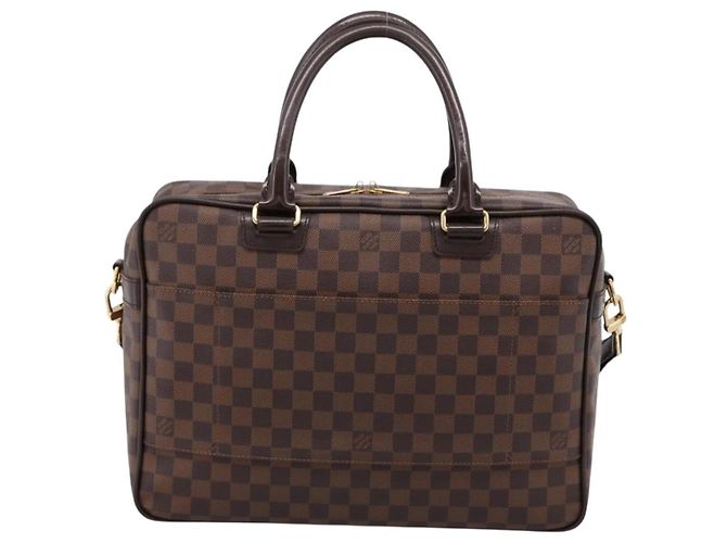 Louis Vuitton Icare Laptop Damier Ebene Marrone - vista 2