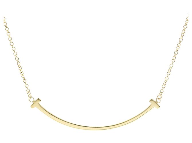 Tiffany & Co. T Smile Anhänger 18K Gelbgold Small Golden - Ansicht 3