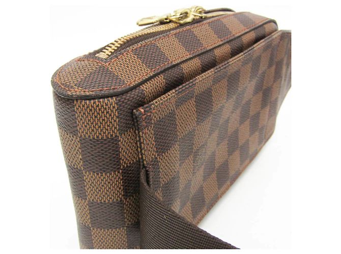 Louis Vuitton Geronimos Waist Damier Ebene Marrone - vista 7