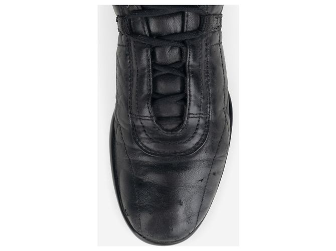 Sneakers racing alte Prada anni 2000 Nero - vista 7