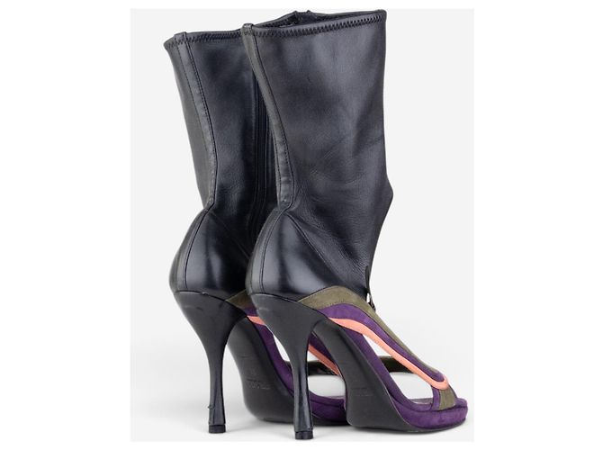 Botines de tacón y correa Mary Jane Prada SS08 ‘Fairy’ Negro - vista 2