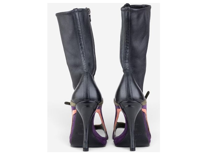 Botines de tacón y correa Mary Jane Prada SS08 ‘Fairy’ Negro - vista 6
