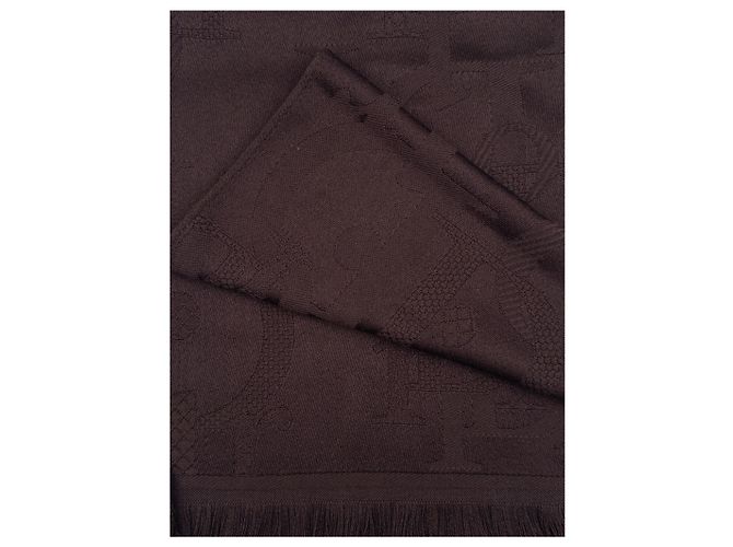 Autre Marque Sciarpa Dior Homme 2010s Oblique Diorissimo Monogram Marrone - vista 2