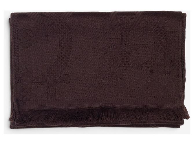 Autre Marque Sciarpa Dior Homme 2010s Oblique Diorissimo Monogram Marrone - vista 4