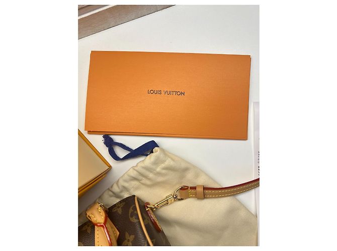 Louis Vuitton Nano Speedy Tasche Monogram Canvas Braun Monogramm - Ansicht 13