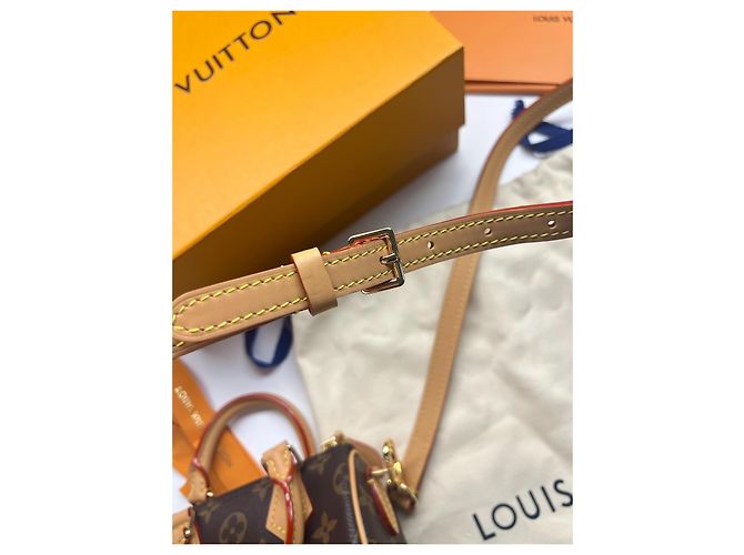 Louis Vuitton Nano Speedy Tasche Monogram Canvas Braun Monogramm - Ansicht 17