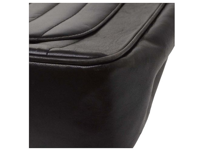 Chanel Vintage Mademoiselle Flap Lambskin Nero - vista 4