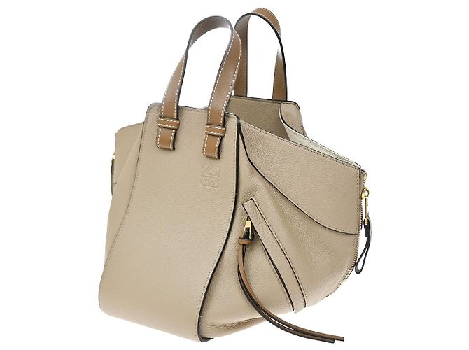 Loewe Hammock Leather Small Beige - Ansicht 3