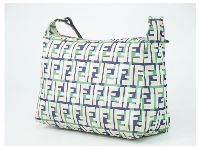 Borsa Fendi Mamma Baguette Zucca Jacquard Velvet Medium Multicolore - vista 2