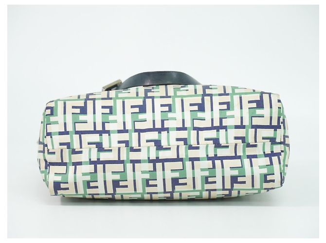 Borsa Fendi Mamma Baguette Zucca Jacquard Velvet Medium Multicolore - vista 3
