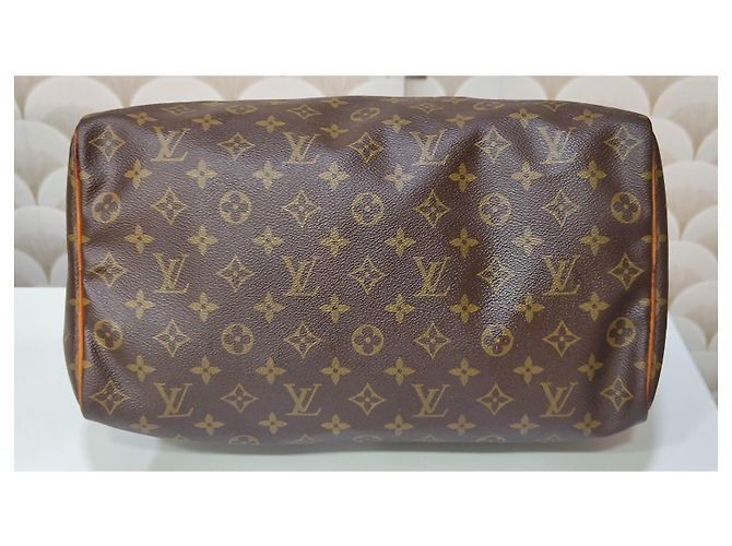 Louis Vuitton Speedy 35 Monogram Marron Monogramme - vue 5