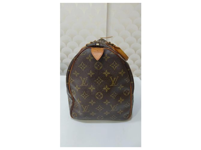 Louis Vuitton Speedy 35 Monogram Marron Monogramme - vue 6
