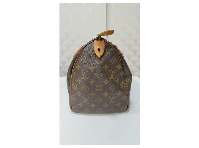 Louis Vuitton Speedy 35 Monogram Marron Monogramme - vue 7