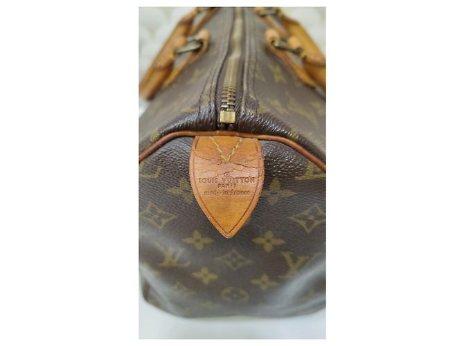 Louis Vuitton Speedy 35 Monogram Marron Monogramme - vue 8