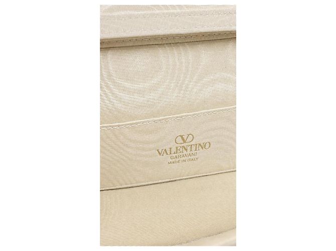 Valentino Garavani Locò Small Borsa a spalla ricamata VLogo Bianco Multicolore D'oro Metallico - vista 13