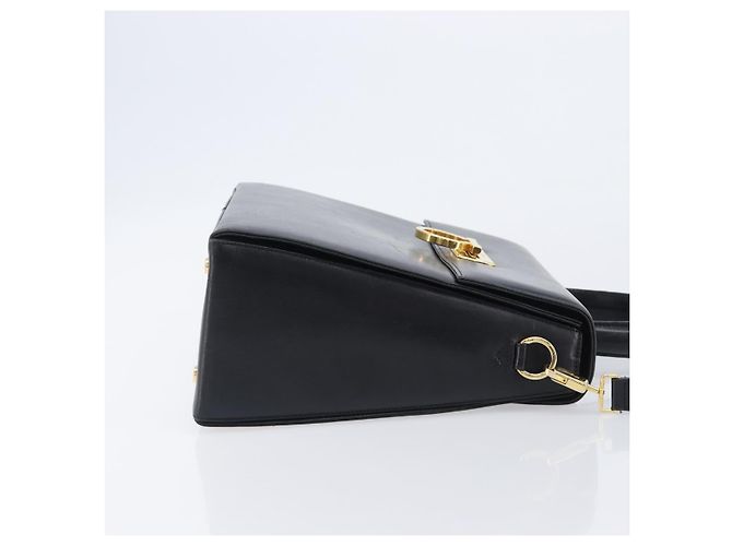 Salvatore Ferragamo Borsa in pelle convertibile con manico superiore Nero - vista 3