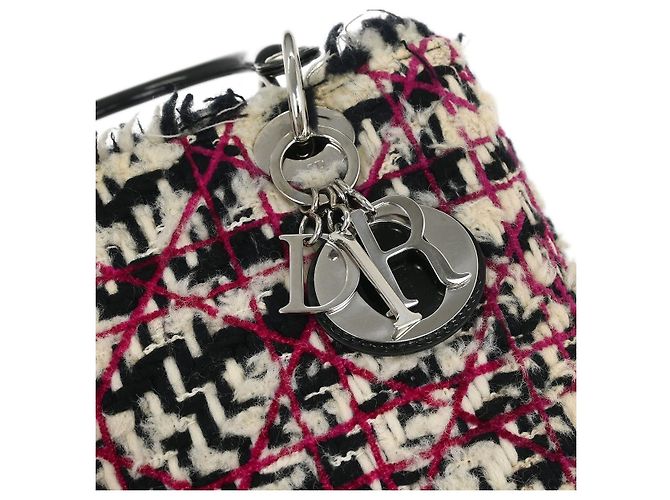 Christian Dior Lady Dior Chain Cannage Tweed - view 4