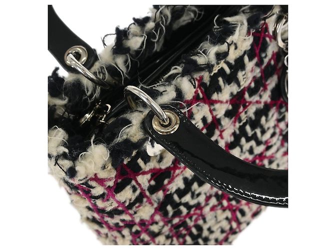 Christian Dior Lady Dior Chain Cannage Tweed - view 6