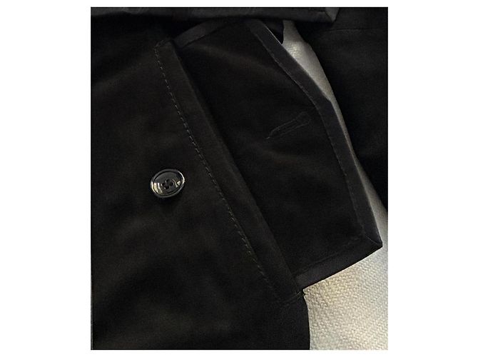 Trench Coat de Ante Negro Dolce & Gabbana - vista 10